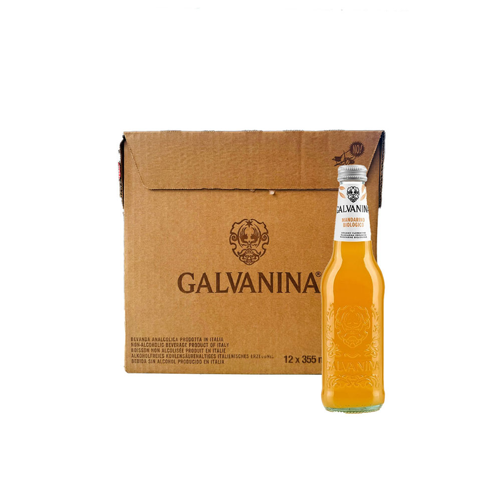 ガルバニーナ オーガニック ソーダ / マンダリーノ / 355ml / BOX / 12本入 / Galvanina Century Bio